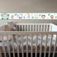 Kit 3 Faixas Decorativas Papel Parede Infantil Animais Carro - 5