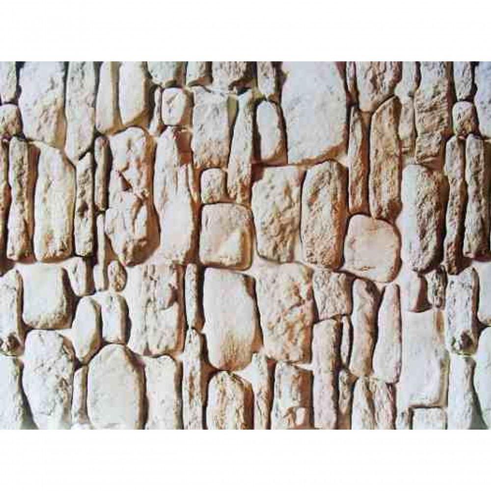 Papel De Parede Kit Com 8 Unid Adesivo Vinilico Pedra Rolo - 5