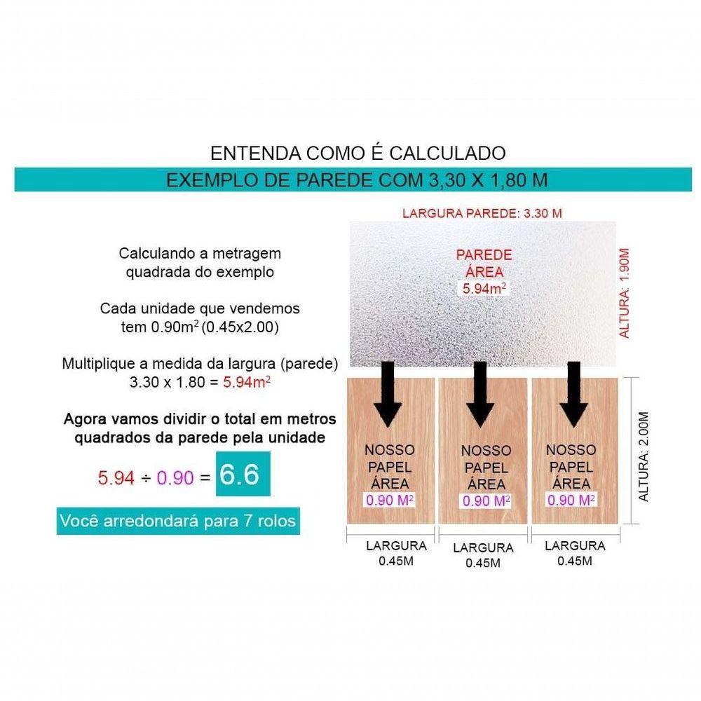 Kit Papel De Parede 5Un Pedra Marrom Claro Autoadesivo - 4