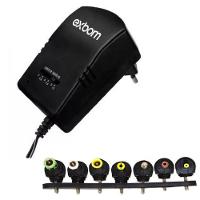 Fonte Universal Regulavel Ac 3v 4.5v 6v 7.5v 9v 12v 3a 3a 6 Plugues 30w - 7