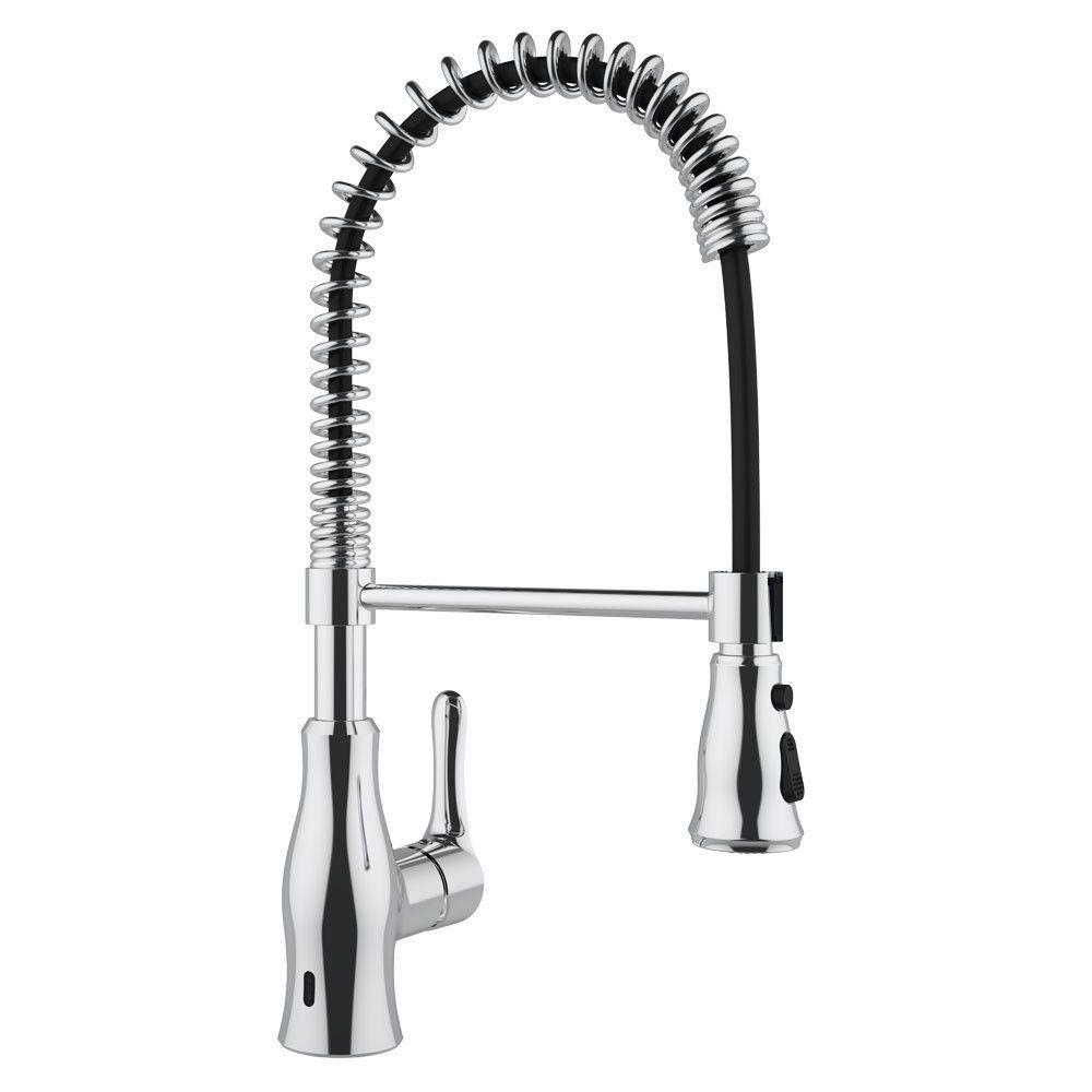 Torneira Misturador de Cozinha com Sensor 2 Jatos Cromado - 1