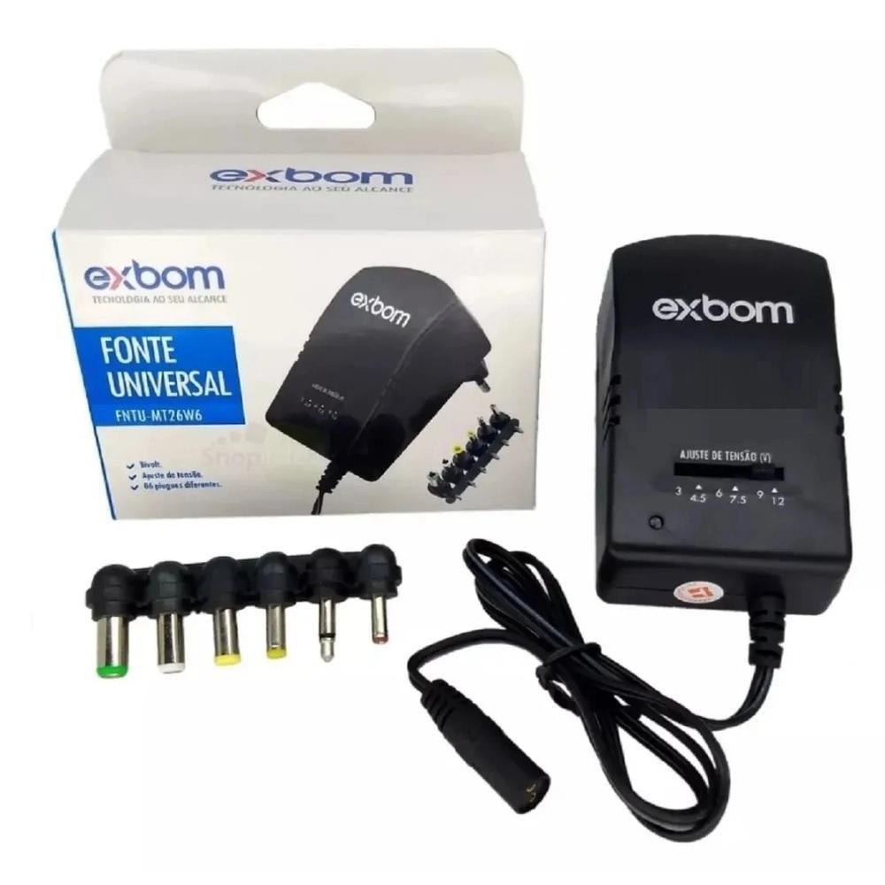 Fonte Universal Ac 3v 4.5v 6v 7.5v 9v 12v 3a Dc 3000mah - 1