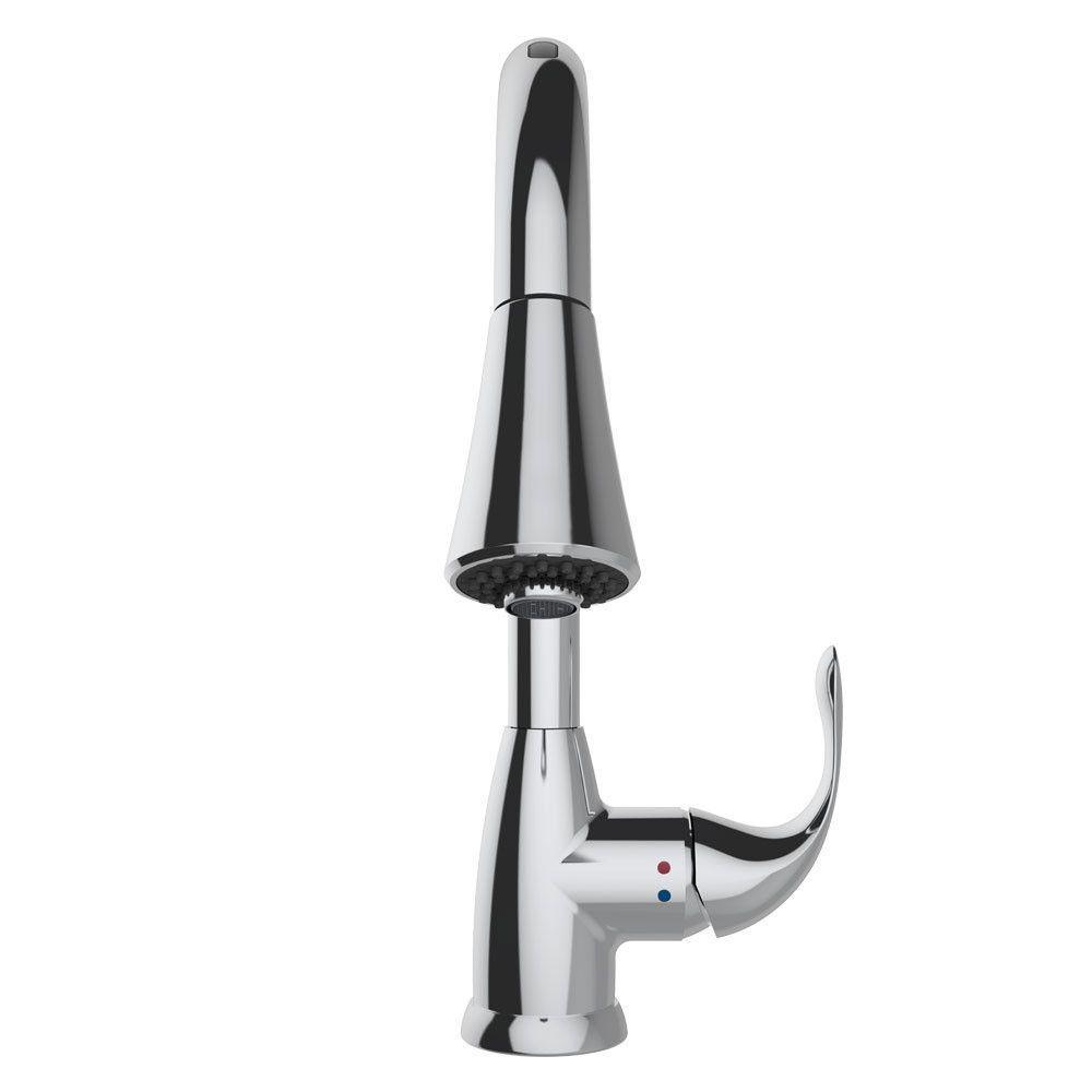 Torneira com Sensor Misturador de Cozinha 2 Jatos com Cromado - 4