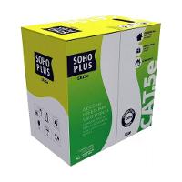 Cabo De Rede Cat.5e U/utp 24awgx4p Cmx Azul 305m