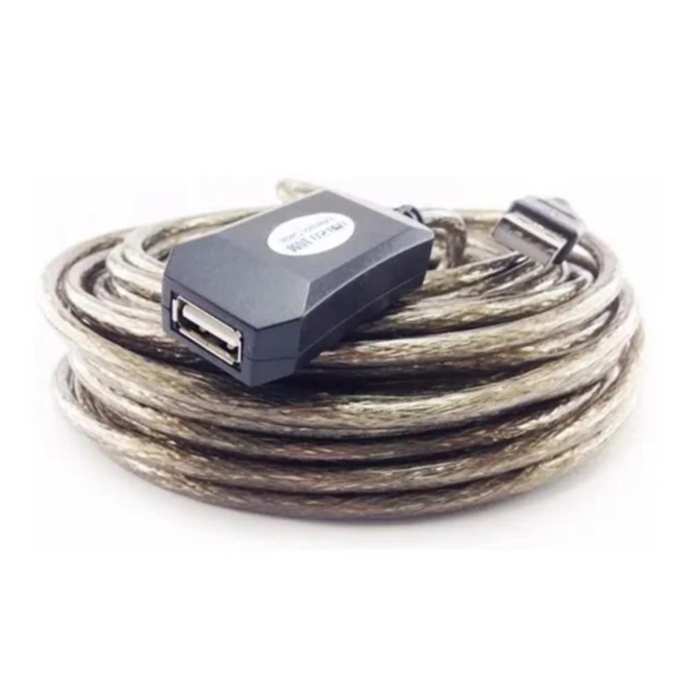 Cabo Extensor Usb 2.0 Com Matriz Ativa Am Af - 10 Metros - 2
