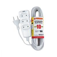 Extensão Cabo Pl 2X0,75 10 Metros Branca 103 - 1