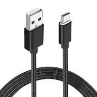 Cabo Usb Nylon 1 Metro Para Mi 12 - Compatível Preto - 1