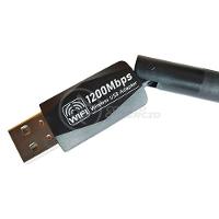 Antena Usb 2.0 Receptor De Wifi Wireless 1200Mbps - 2