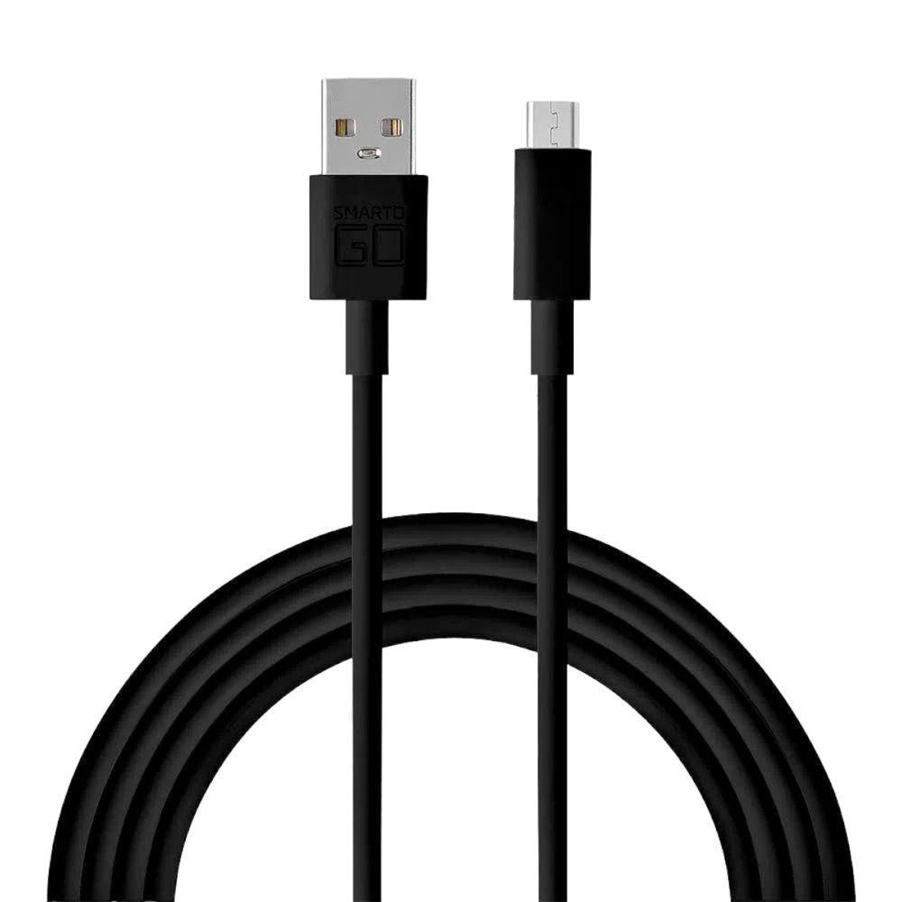 Cabo De Dados Preto Comprido (1.2m) Para Samsung A12 - 1