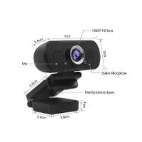 Webcam Para Computador Full Hd 360° Usb Com Microfone Profissional 1080p - 5