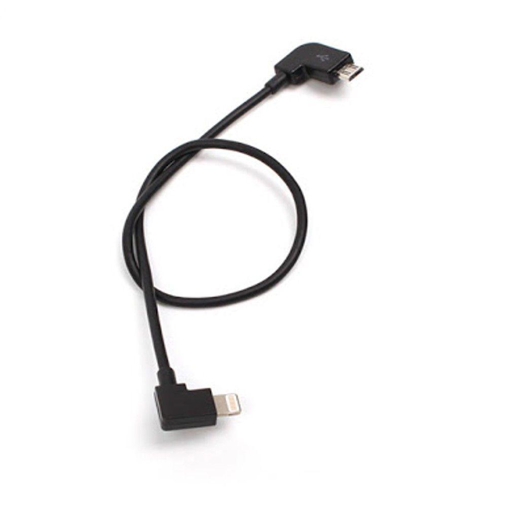 Cabo OTG de Iphone / Ipads p/ Controle Drone Mavic Pro, Air, Mavic 2, Spark, Mini SE - 7