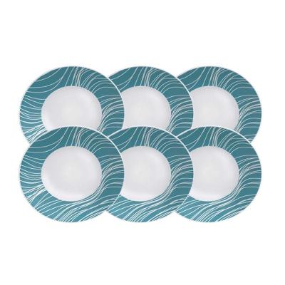 Conjunto De Pratos De Sobremesa 06 Peças Clarice Tramontina
