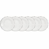 Conjunto De Pratos Fundos 06 Peças Pomerode Prata Schmidt - 1