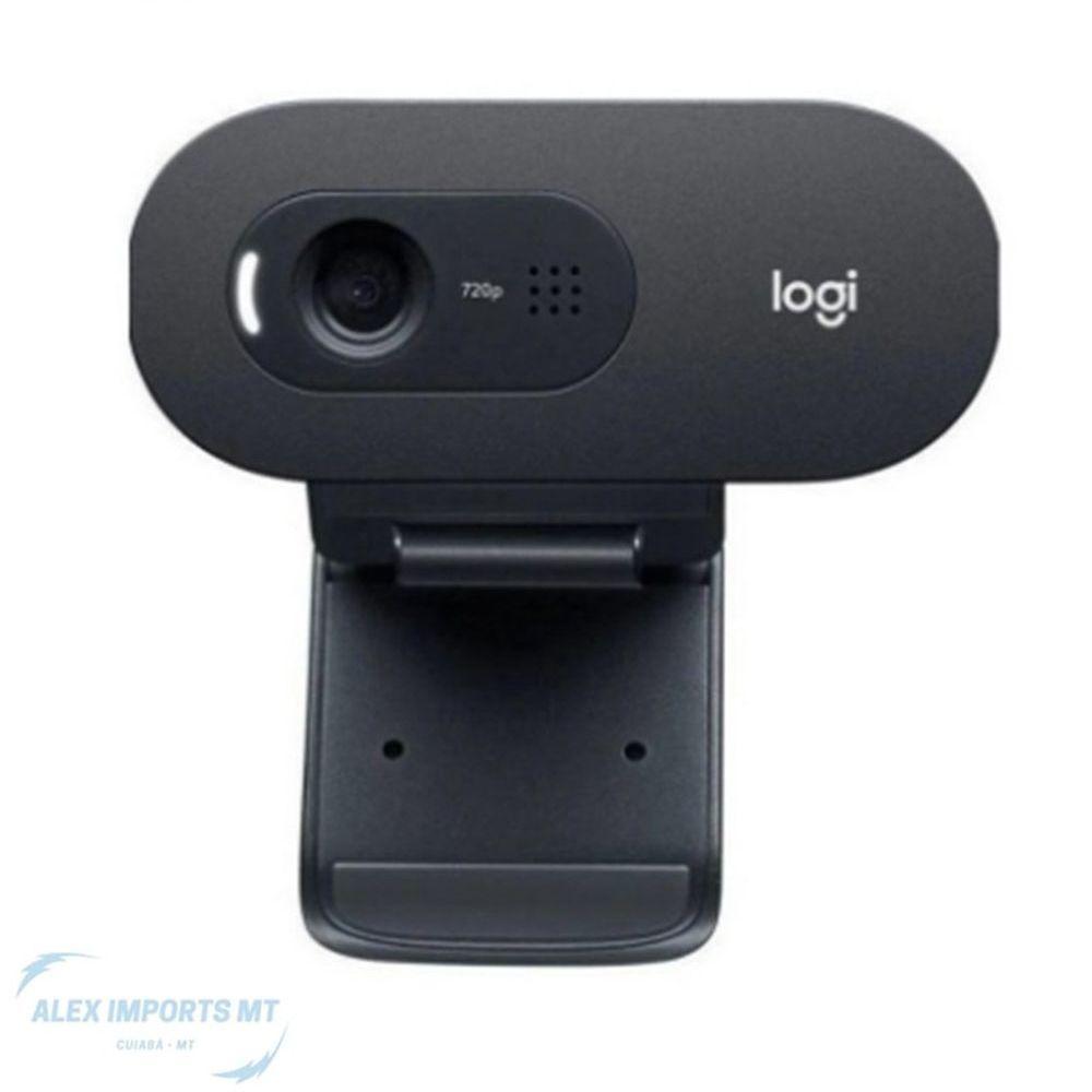 Webcam 1.0mp Logitech Resolução Hd 720p Com Microfone - 2