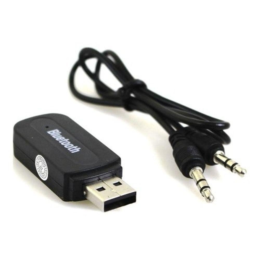 Receptor - B Receptor Bluetooth Bluetooth Adaptador De Áudio Preto Com Cabo P2 - 3