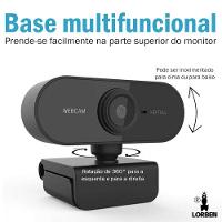 Webcam Full Hd 1080x1920p Usb Plug Play Microfone Embutido - 3