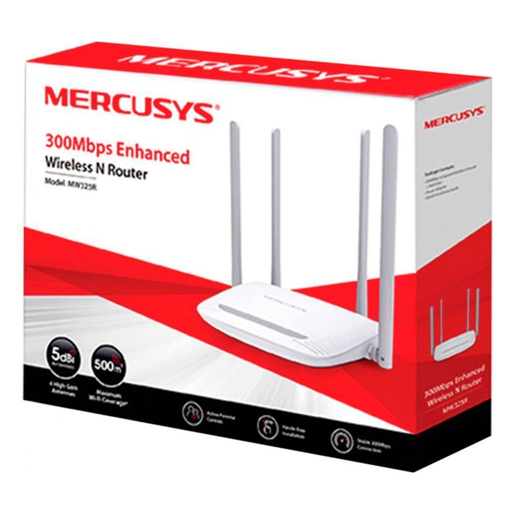 Roteador Wireless N 300Mbps 4 Antenas Fixas 5 Dbi Mw325R - 2