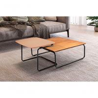 Conjunto Mesa De Centro Kairos Larflex Cor:coral - 1