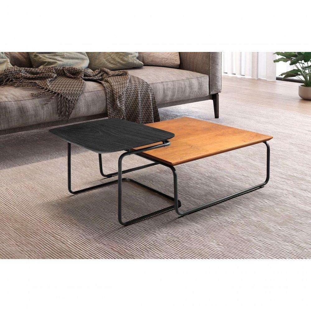 Conjunto Mesa De Centro Kairos Larflex Cor:preto - 1