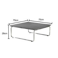 Conjunto Mesa De Centro Kairos Larflex Cor:ébano - 2