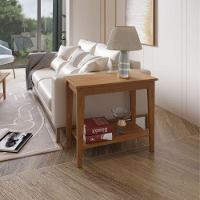 Mesa De Apoio De Madeira Maciça Veneza Amêndoa - 1