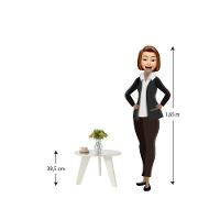 Mesa De Centro Espanha Com Espelho Off White Artely Off White