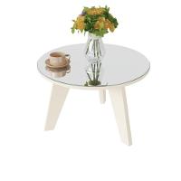 Mesa De Centro Espanha Com Espelho Off White Artely Off White - 5