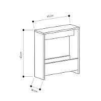 Mesa Lateral Ametista 100% Mdf (Móveis E Organização)