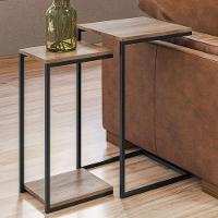 Kit 02 Mesas Lateral Industrial Aurora - Ssx Multicoisas - 3