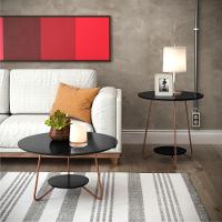 Conjunto De Mesa Centro E Lateral Back Preto - 1