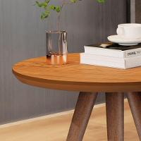 Mesinhas Retrô Lateral E Apoio Sofá Sala Freijó