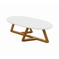 Mesa De Centro Classic Branco/Nature- Tebarrot - 3