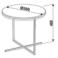 Mesa De Centro Média Volpi 24815 Branco - Artesano - 3