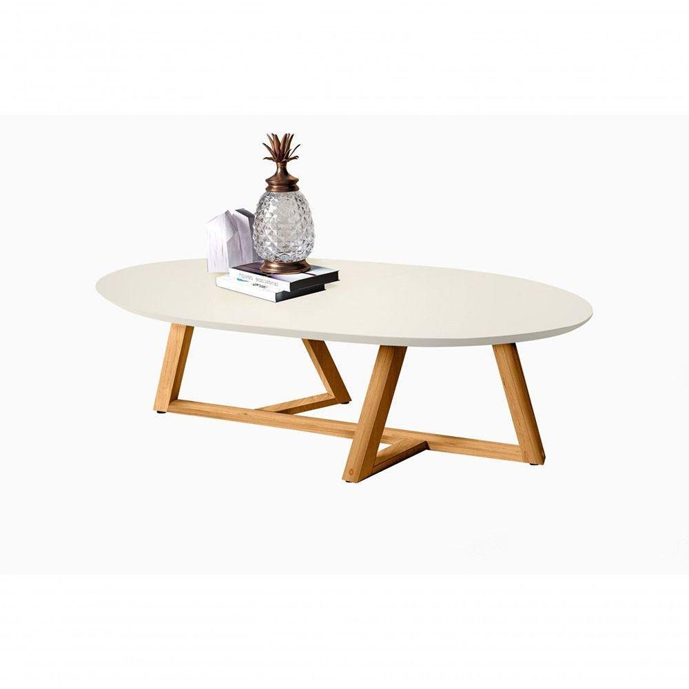 Mesa De Centro Classic Off White/Nature - Tebarrot - 4