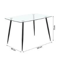 Mesa De Centro Decorativa Glass 130 Cm Opt - 2