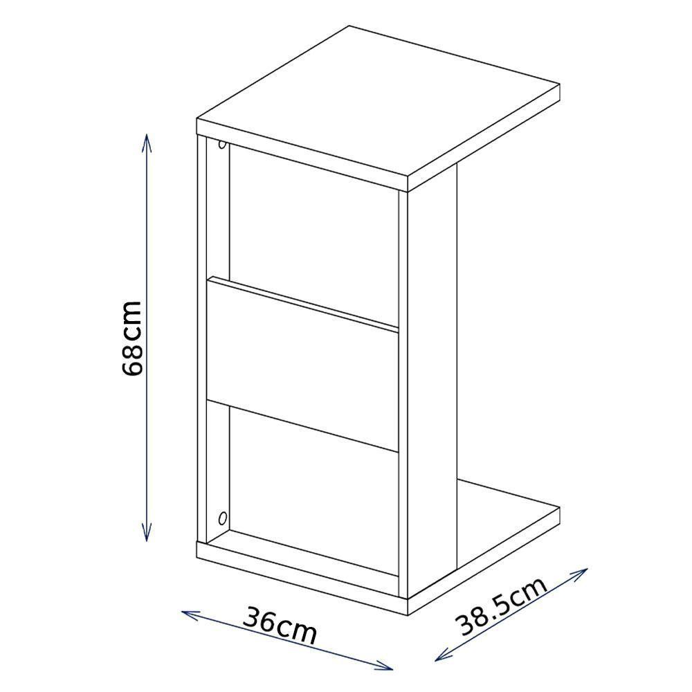 Mesa De Apoio Para Notebook E Sofá Branco Book Líder Design - 2