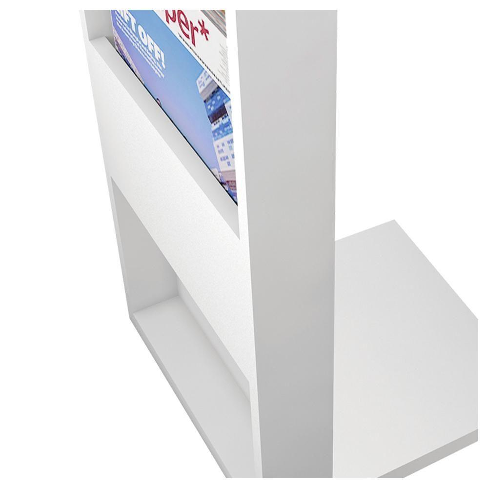 Mesa De Apoio Para Notebook E Sofá Branco Book Líder Design - 4