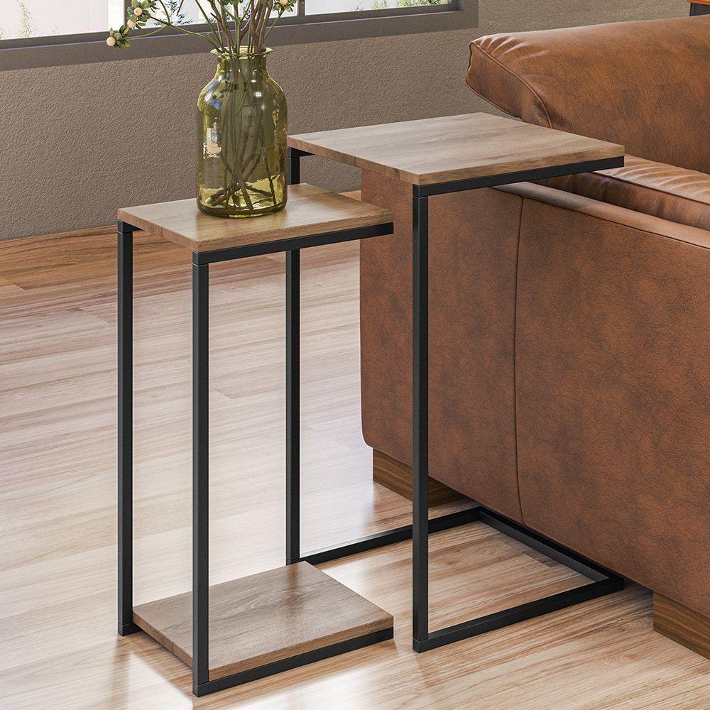 Kit Mesas Laterais E Prateleira D01 Design Demolição - 7