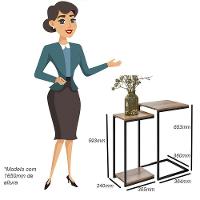 Kit Mesas Laterais E Prateleira D01 Design Demolição - 5