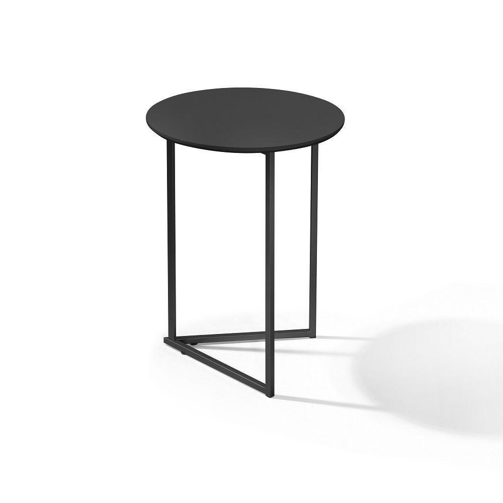 Mesa De Apoio Jade Pé De Ferro Estilo Industrial Preto - 6