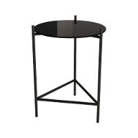 Mesa Lateral Industrial Marbella Preta - Cor: Preto - 3