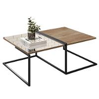 Mesa De Centro Espelhada Com Mesas Laterais Demolição - 9