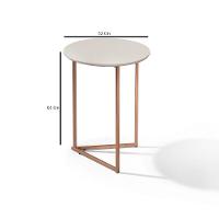 Jogo De Mesa Lateral Apoio Canto Jade Kit Sala Estar Sofá