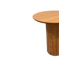 Mesa Lateral Cilíndrica 41cm Freijó - 2