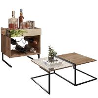 Mesa De Centro Espelhada Com Adega D01 Design Demolição - 1