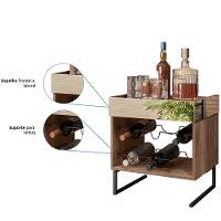 Mesa De Centro Espelhada Com Adega D01 Design Demolição