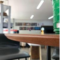 Mesa Bistrô Dubai Madeira Com Base Preto 60 Cm - 3