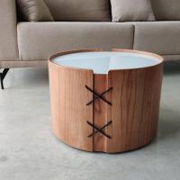 Mesa De Centro Redonda Isis Off White 50 Cm - 5