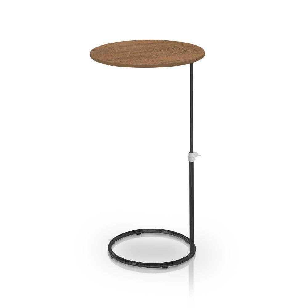 Mesa De Apoio Regulável Base Ferro Preto Estilo Industrial - 3