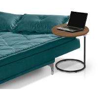 Mesa De Apoio Regulável Base Ferro Preto Estilo Industrial - 1